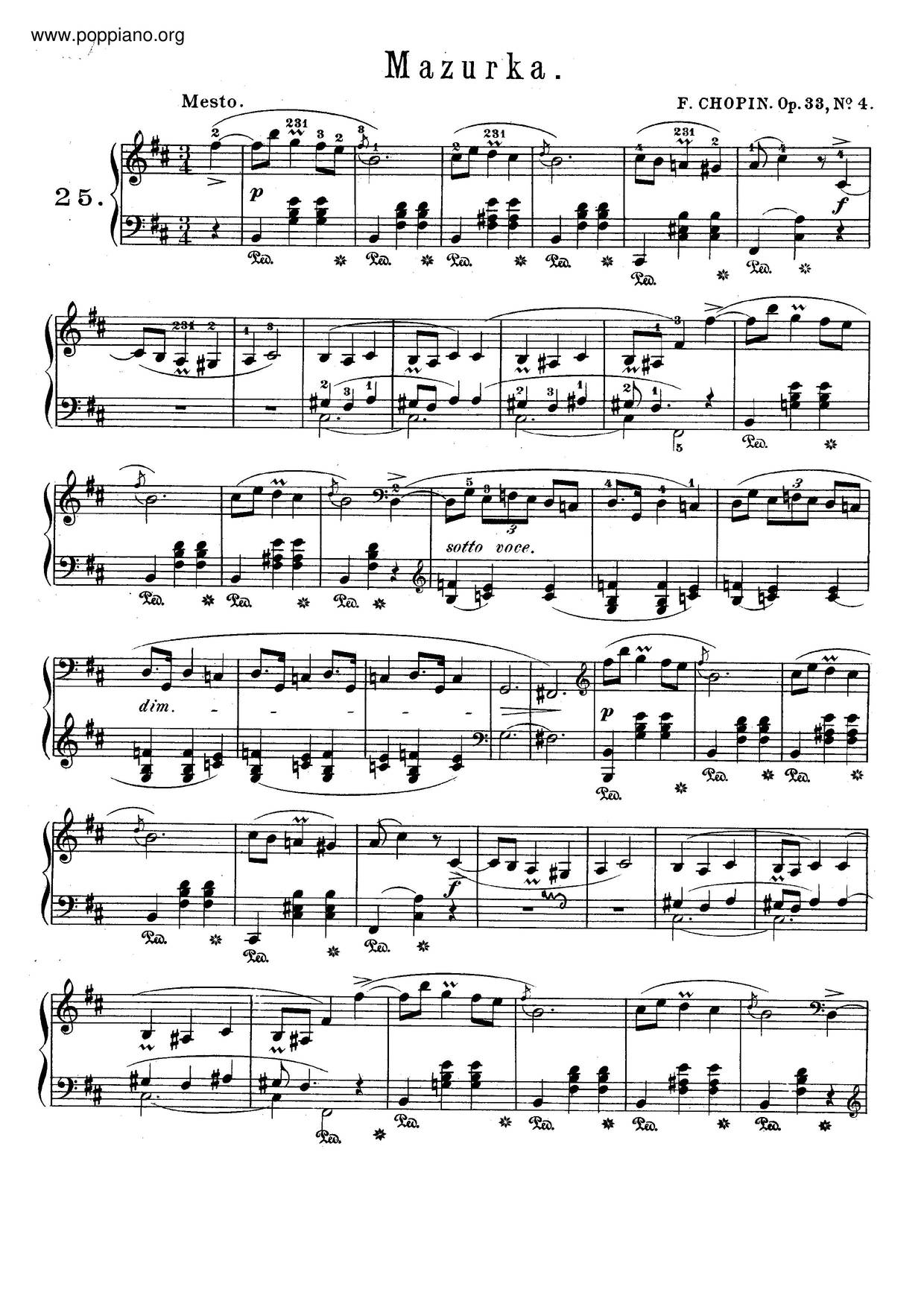 Frederic Chopin Mazurkas Op Pdf Pdf