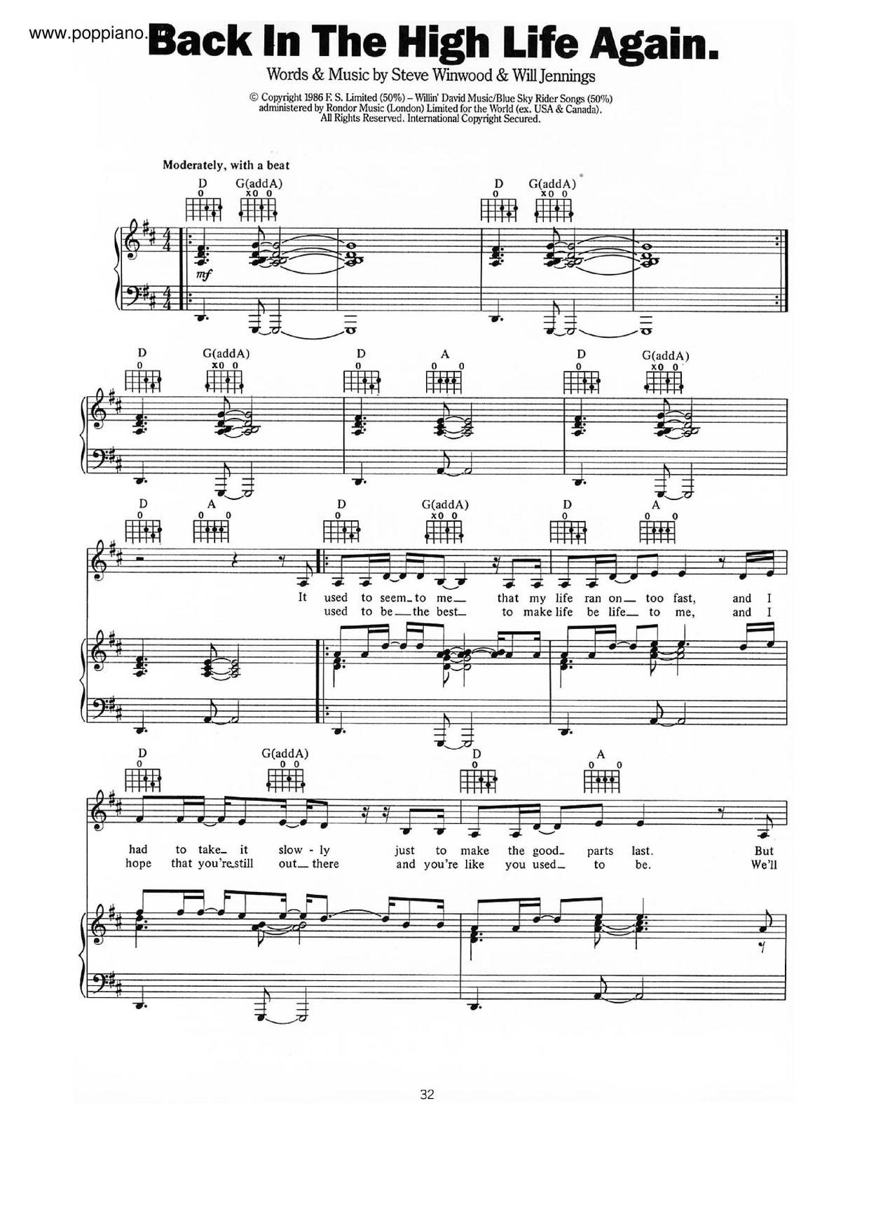 steve-winwood-back-in-the-high-life-again-sheet-music-pdf-free-score