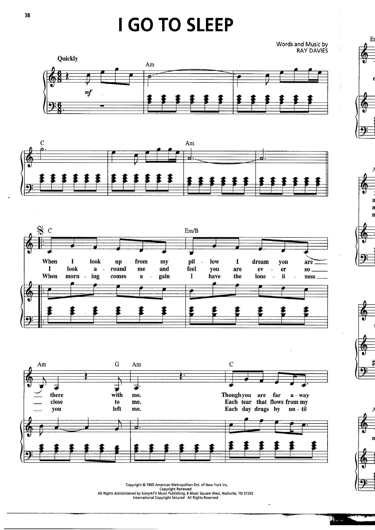 pretenders-i-go-to-sleep-sheet-music-pdf-free-score-download