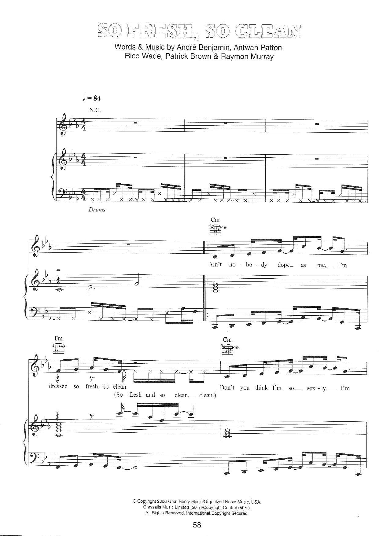 outkast-so-fresh-so-clean-sheet-music-pdf-free-score-download