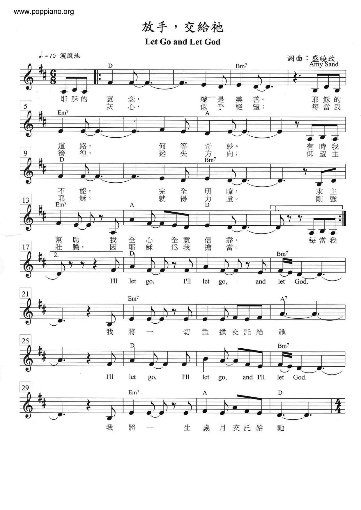 hymn-let-go-and-let-god-sheet-music-pdf-free-score-download