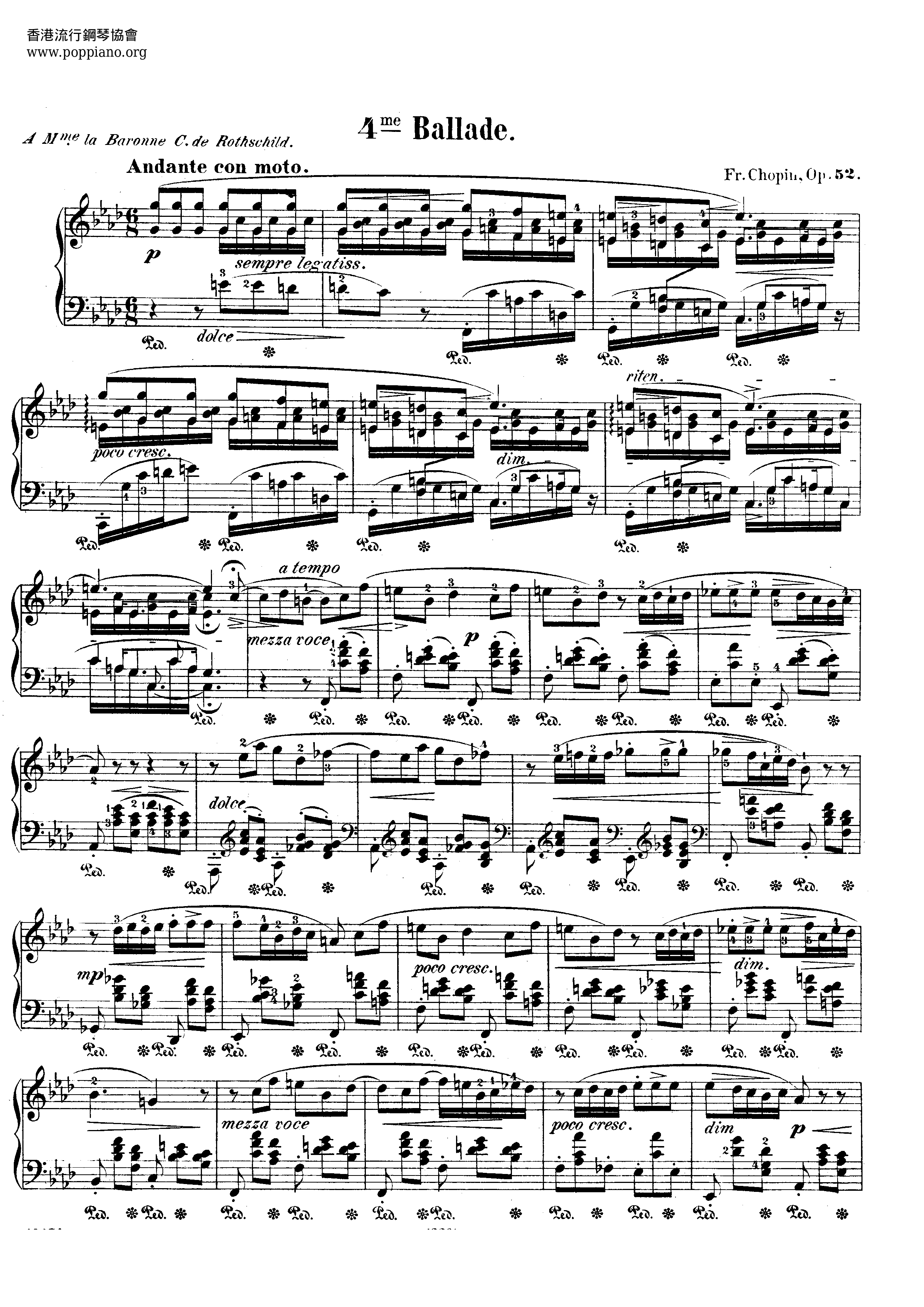 BALLADE IN G MINOR Opus 23