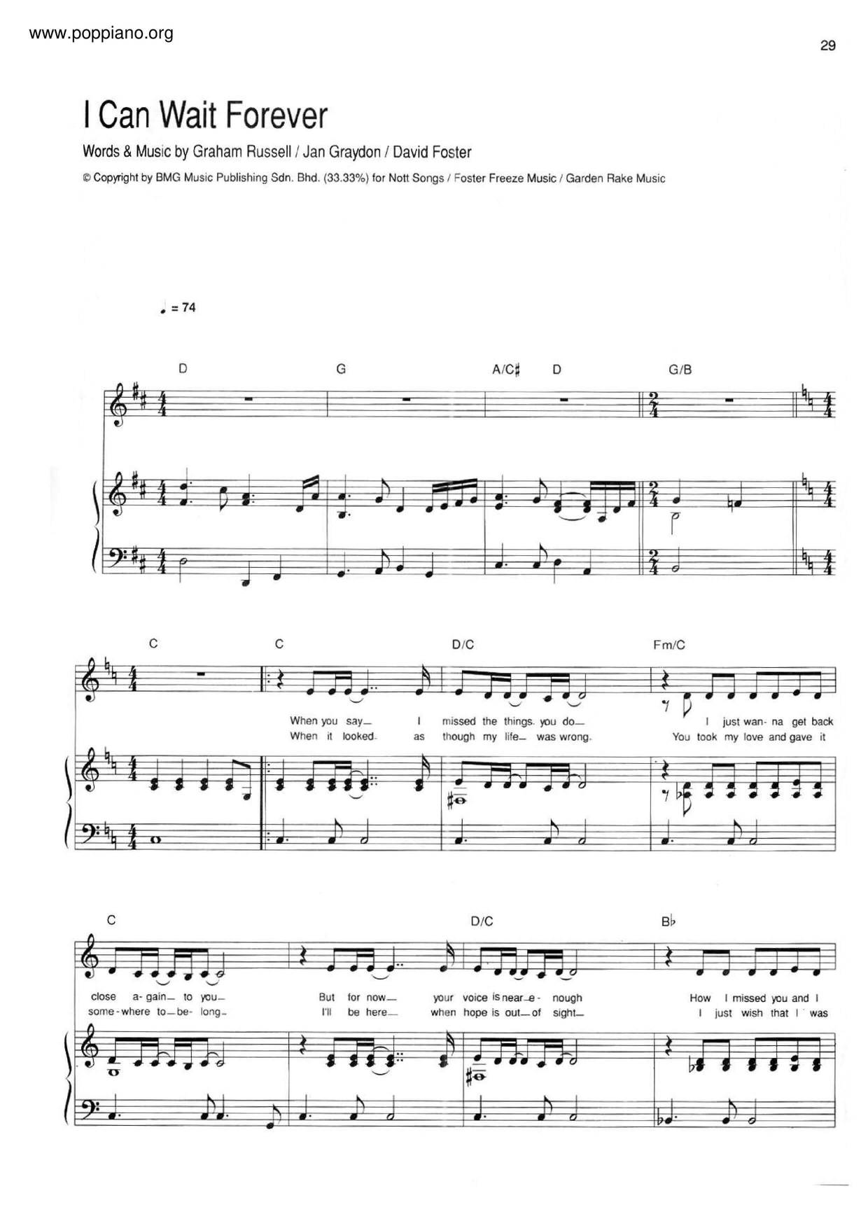 air-supply-i-can-wait-forever-sheet-music-pdf-free-score-download