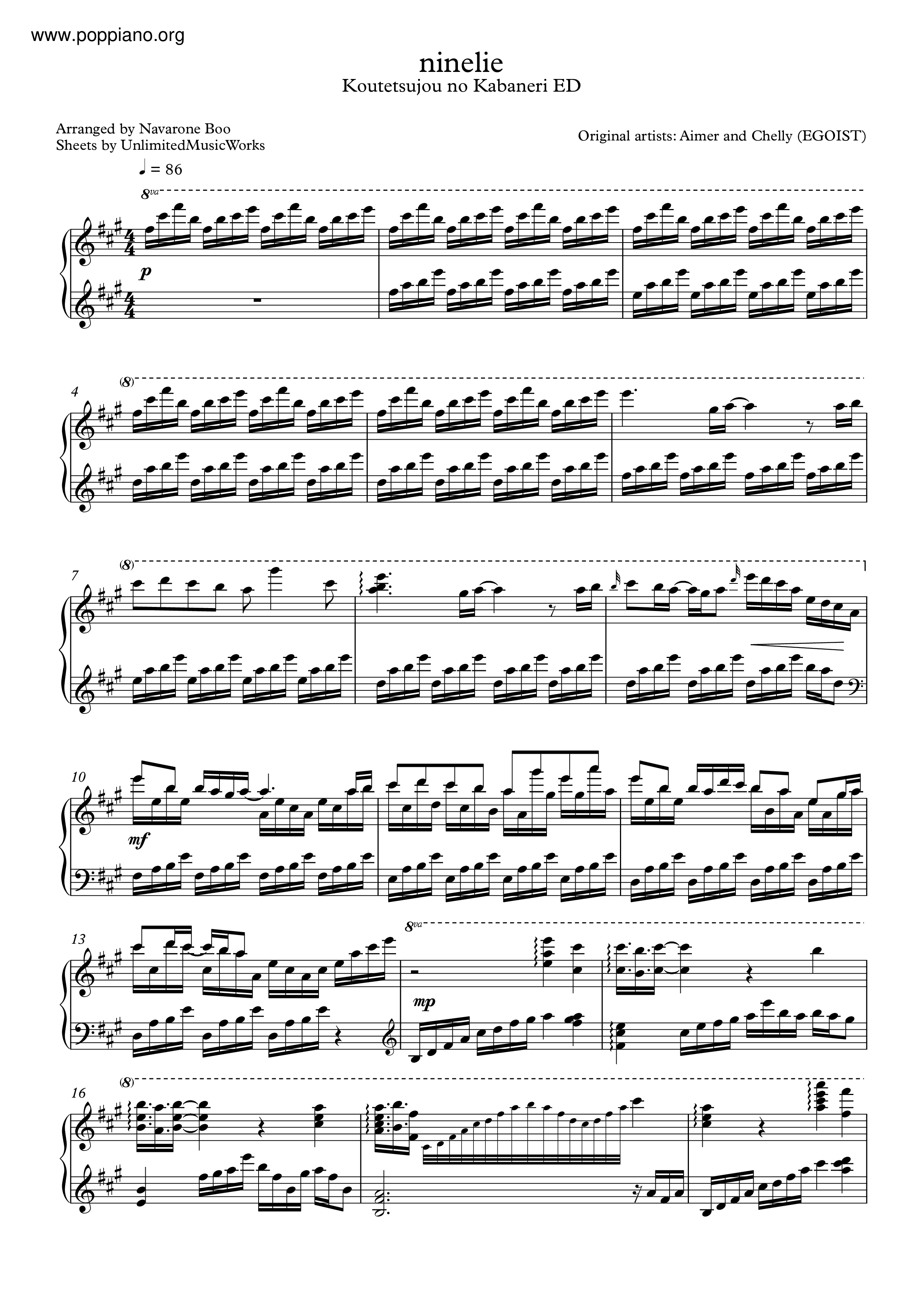 Ninelie Ninelie Sheet Music Pdf Free Score Download