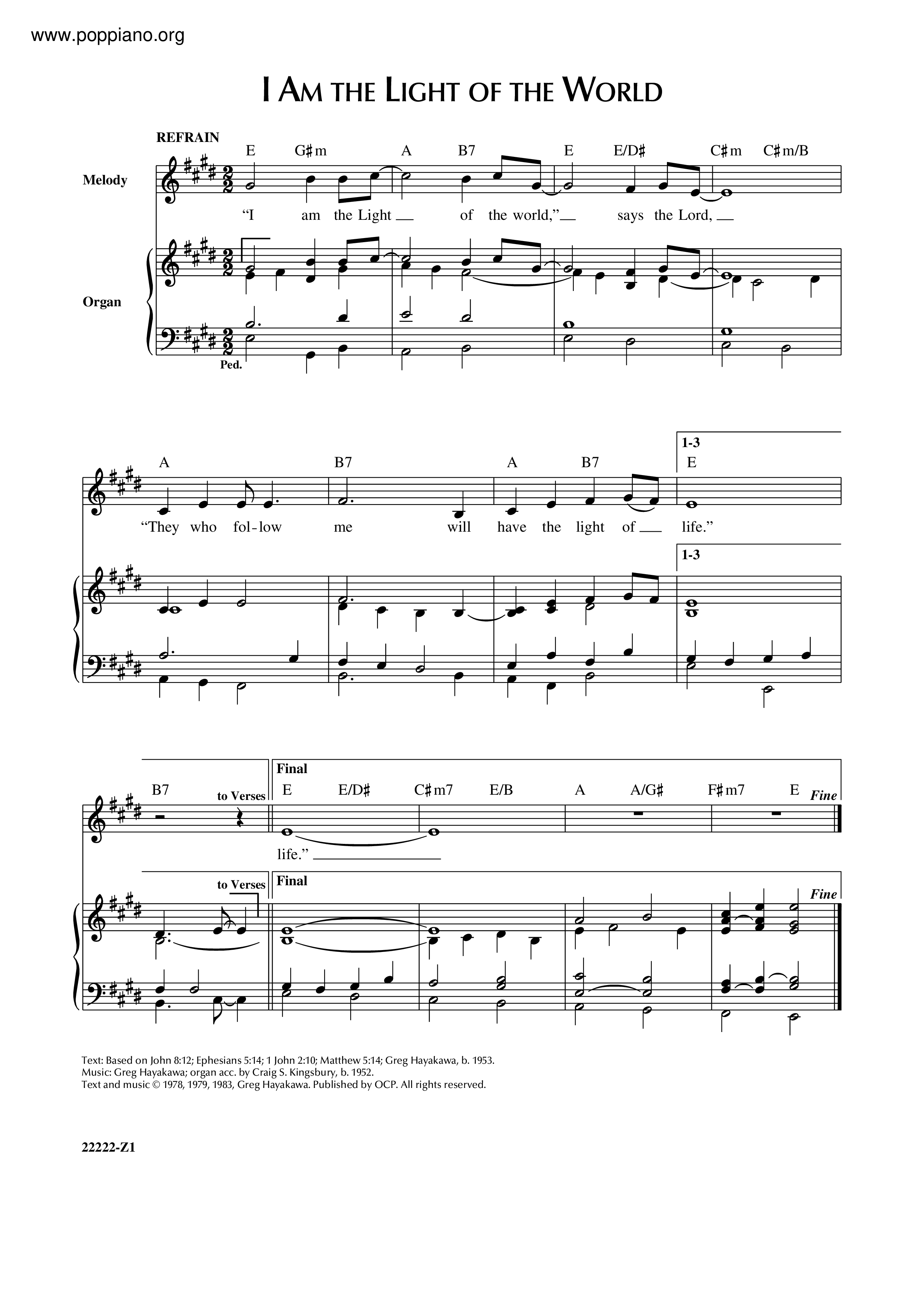 hymn-i-am-the-light-of-the-world-sheet-music-pdf-free-score-download