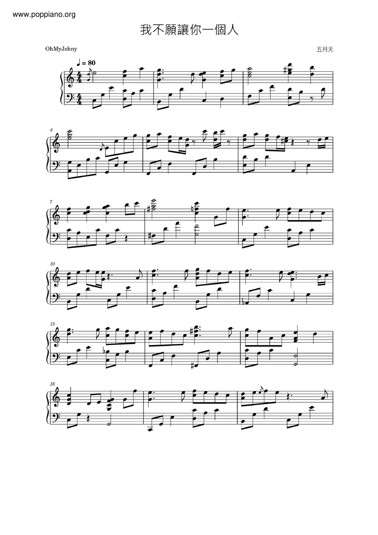 mayday-i-don-t-want-to-leave-you-alone-sheet-music-pdf-free-score