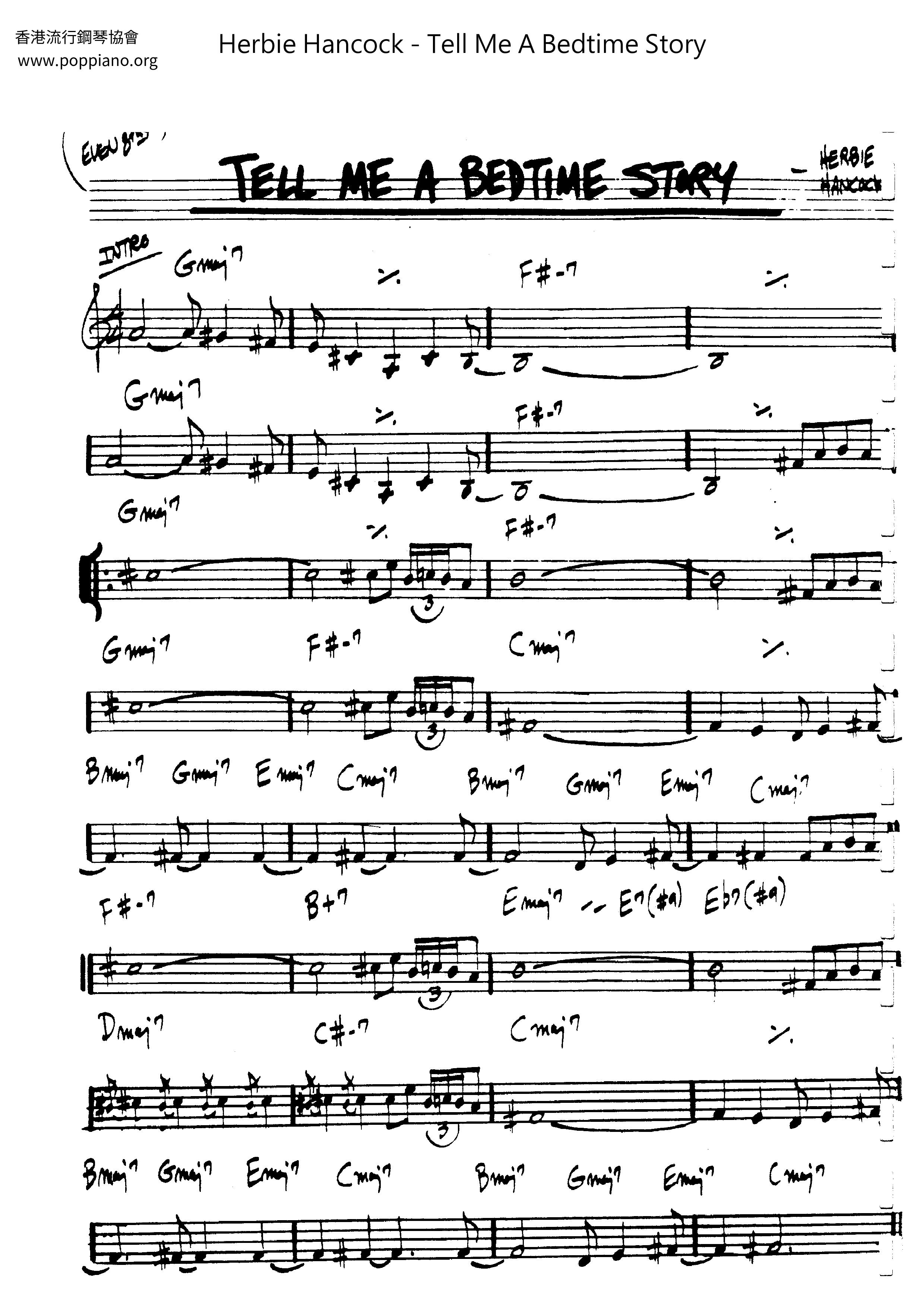 herbie-hancock-tell-me-a-bedtime-story-sheet-music-pdf-free-score