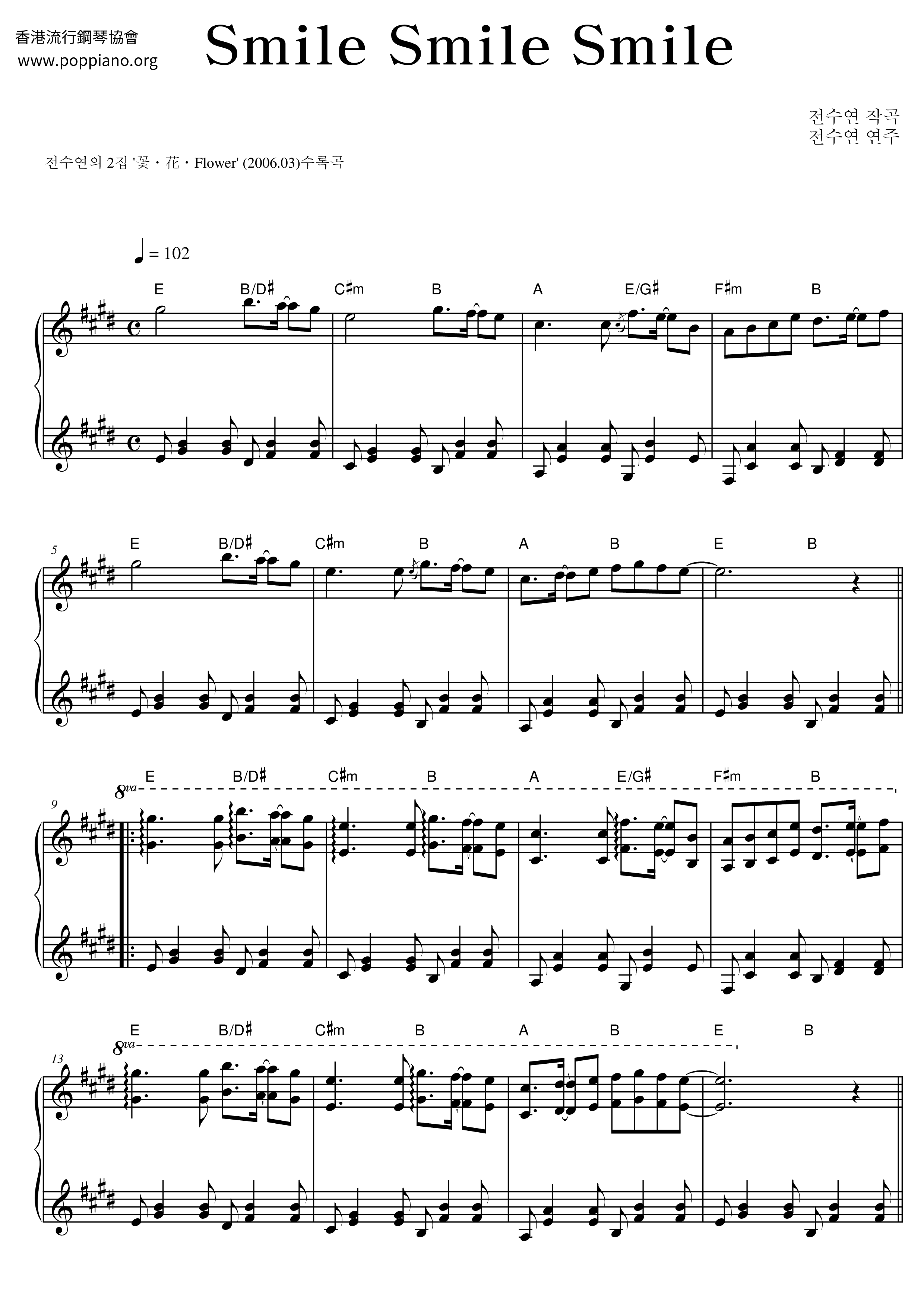  Smile Smile Smile Sheet Music Pdf Free Score Download 