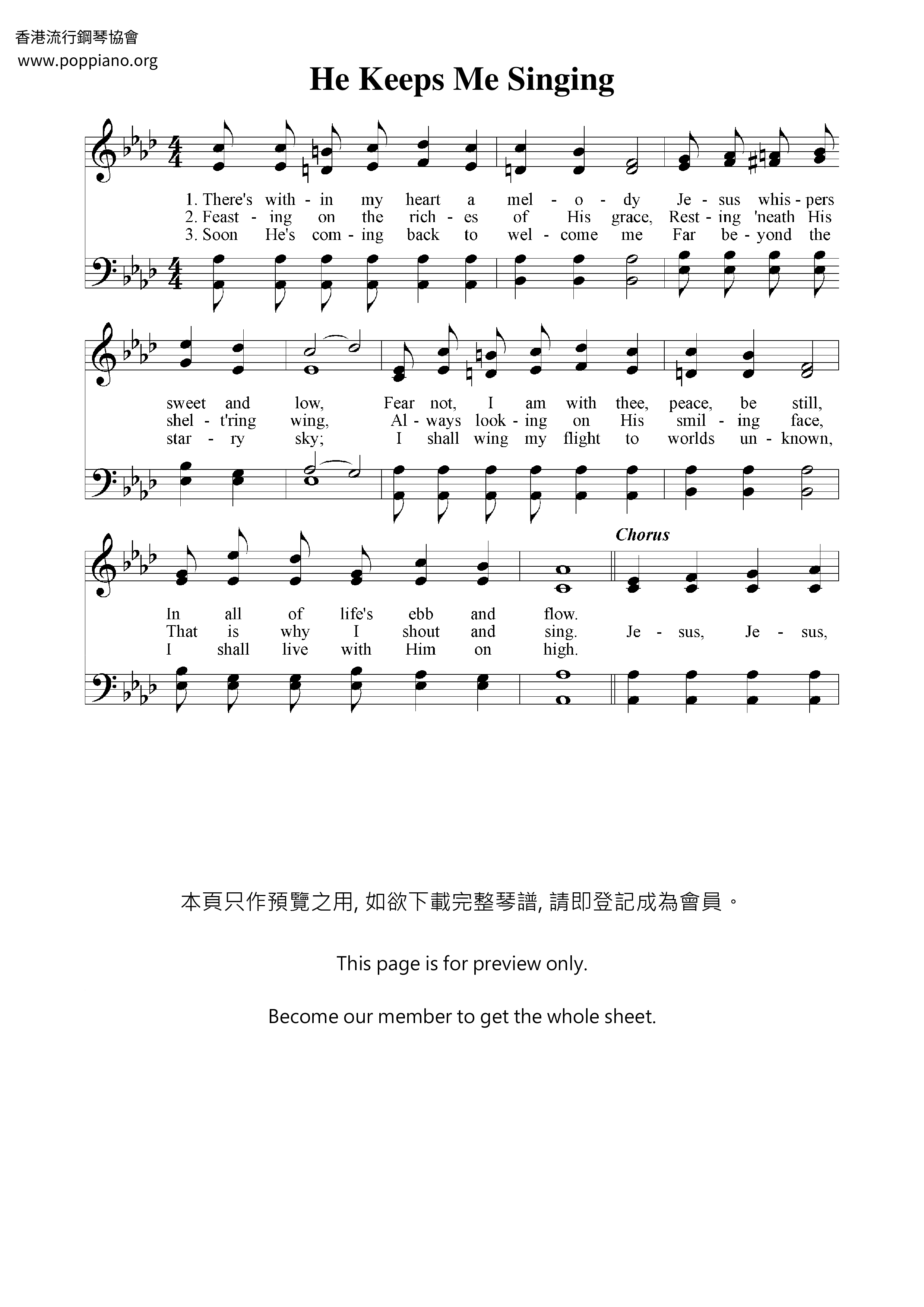 hymn-he-keeps-me-singing-as-i-go-sheet-music-pdf-free-score-download