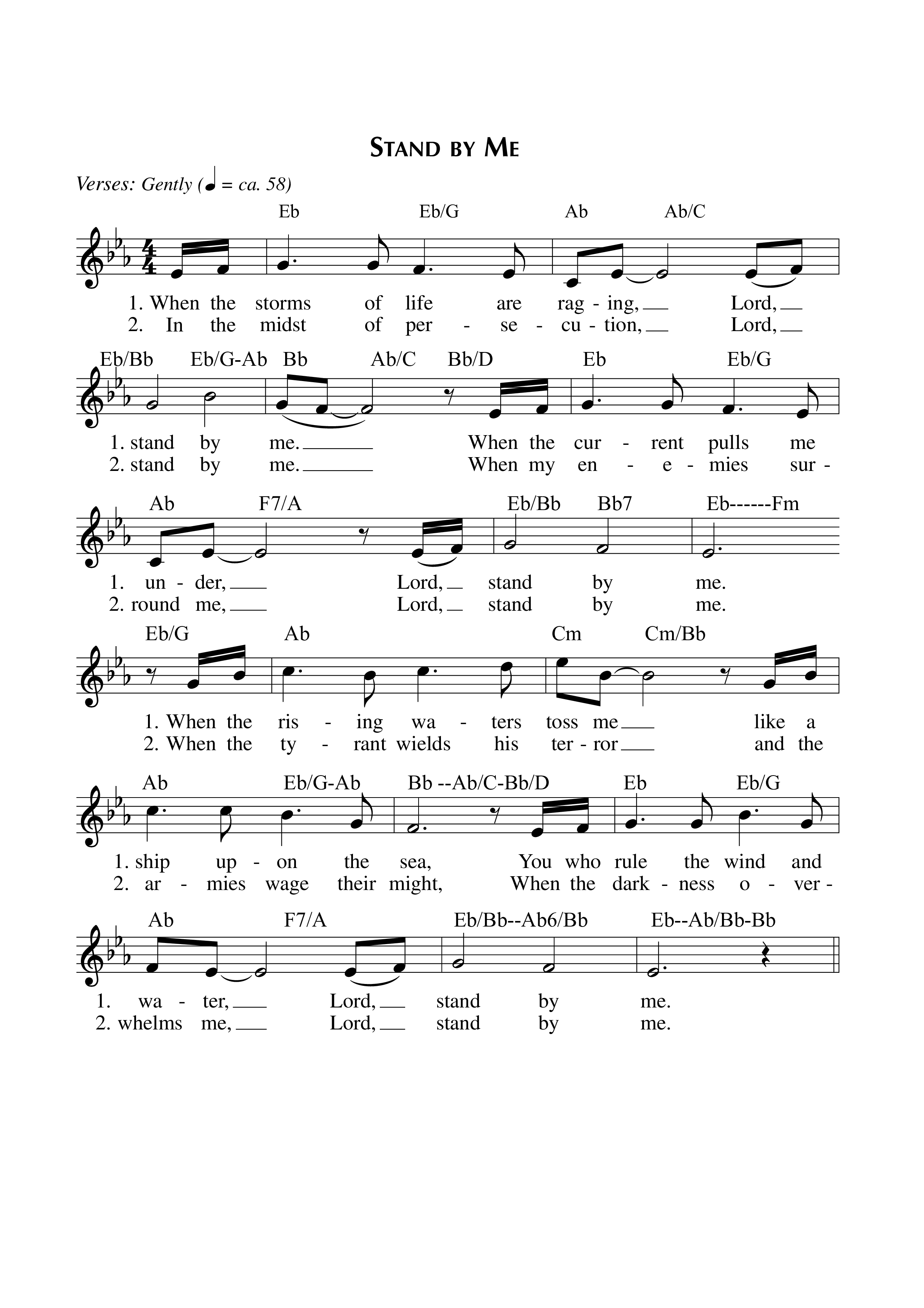 Ben E King Stand By Me Sheet Music pdf 비투비 내곁에서 있어줘 楽譜 Free Score Download