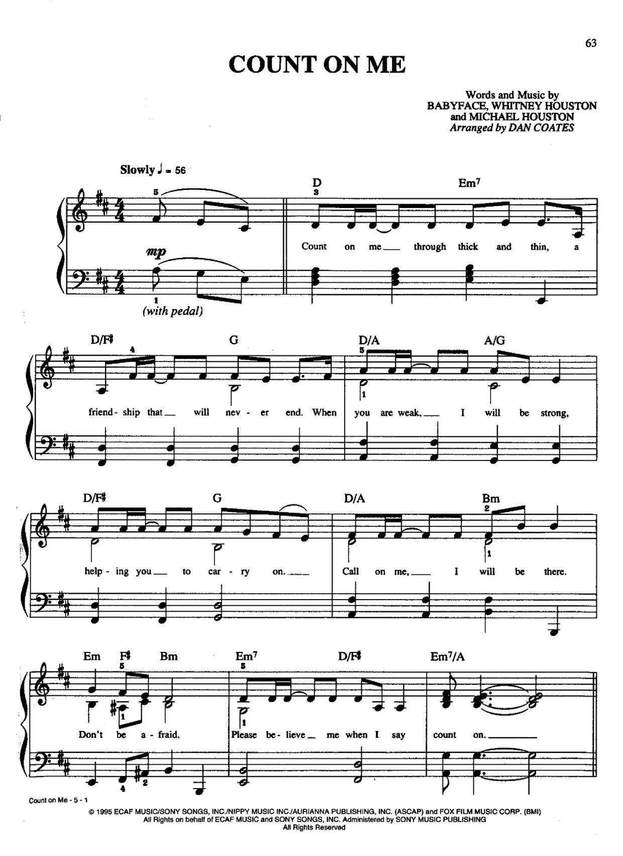 Bruno Mars Count On Me Sheet Music Pdf Free Score Download