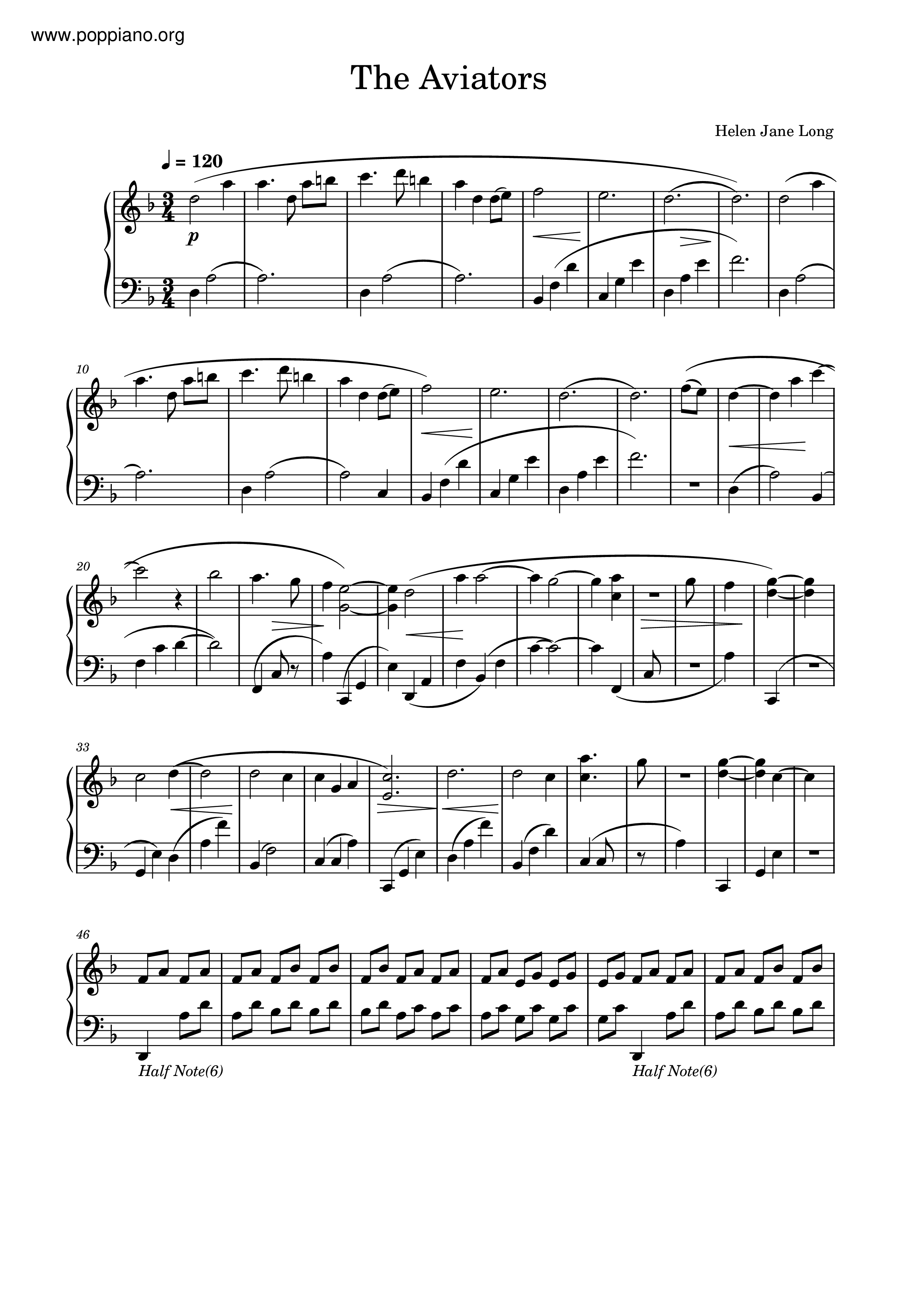 helen-jane-long-the-aviators-sheet-music-pdf-free-score-download