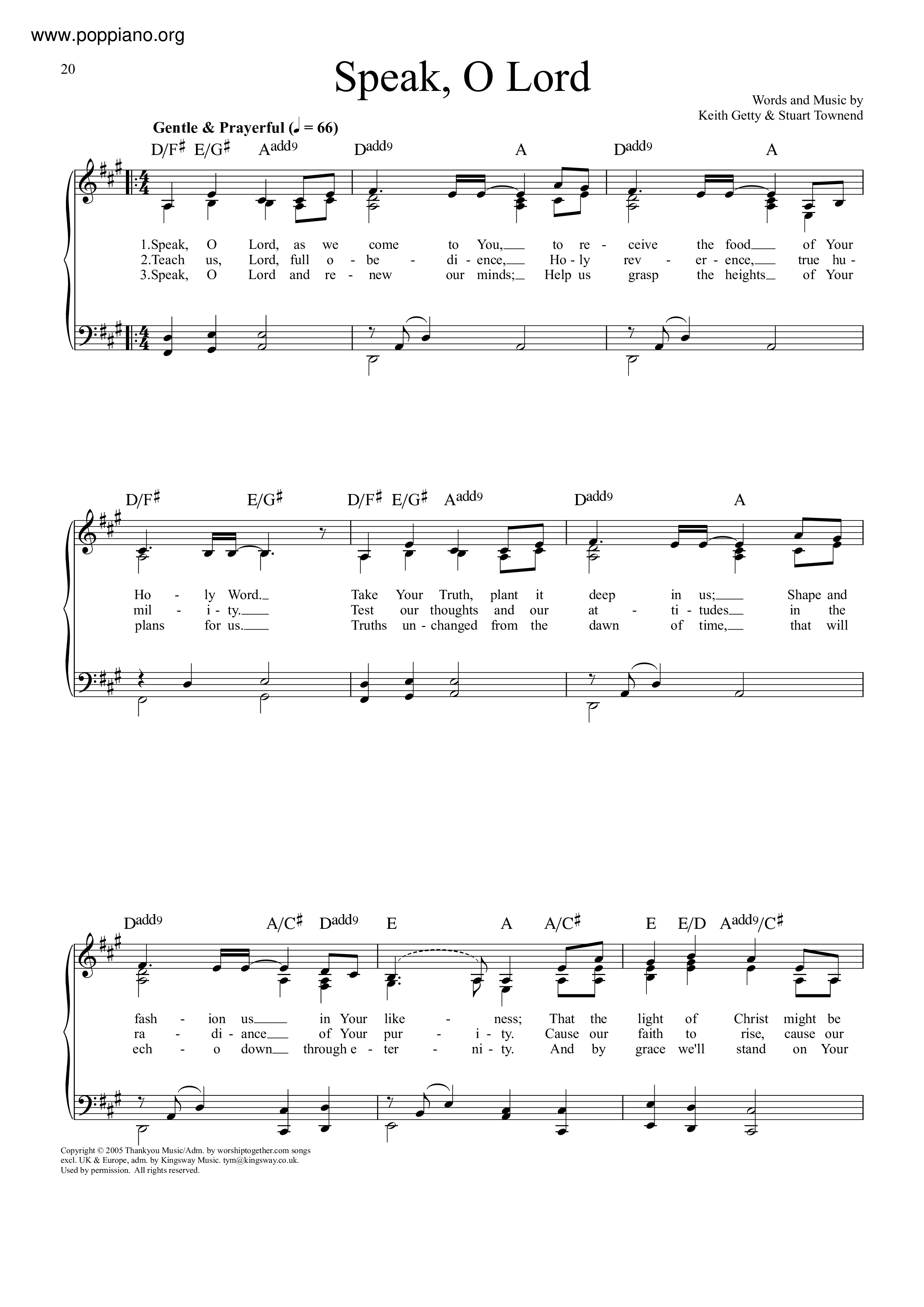 hymn-speak-o-lord-sheet-music-pdf-free-score-download