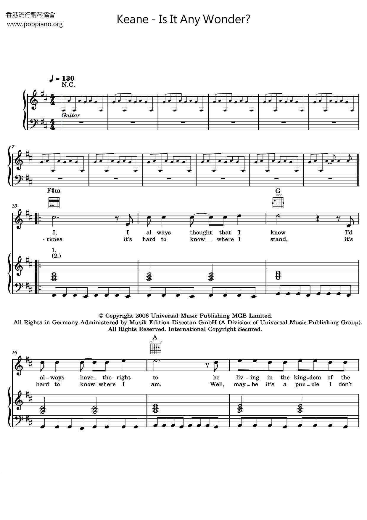 keane-is-it-any-wonder-sheet-music-pdf-free-score-download