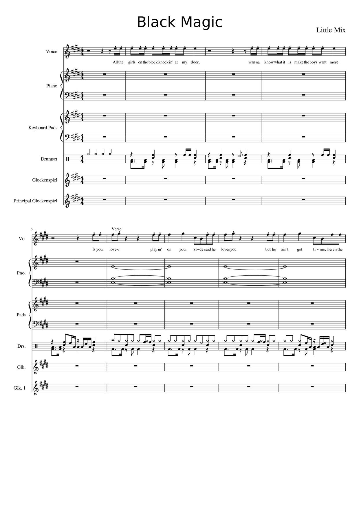 little-mix-black-magic-sheet-music-pdf-free-score-download