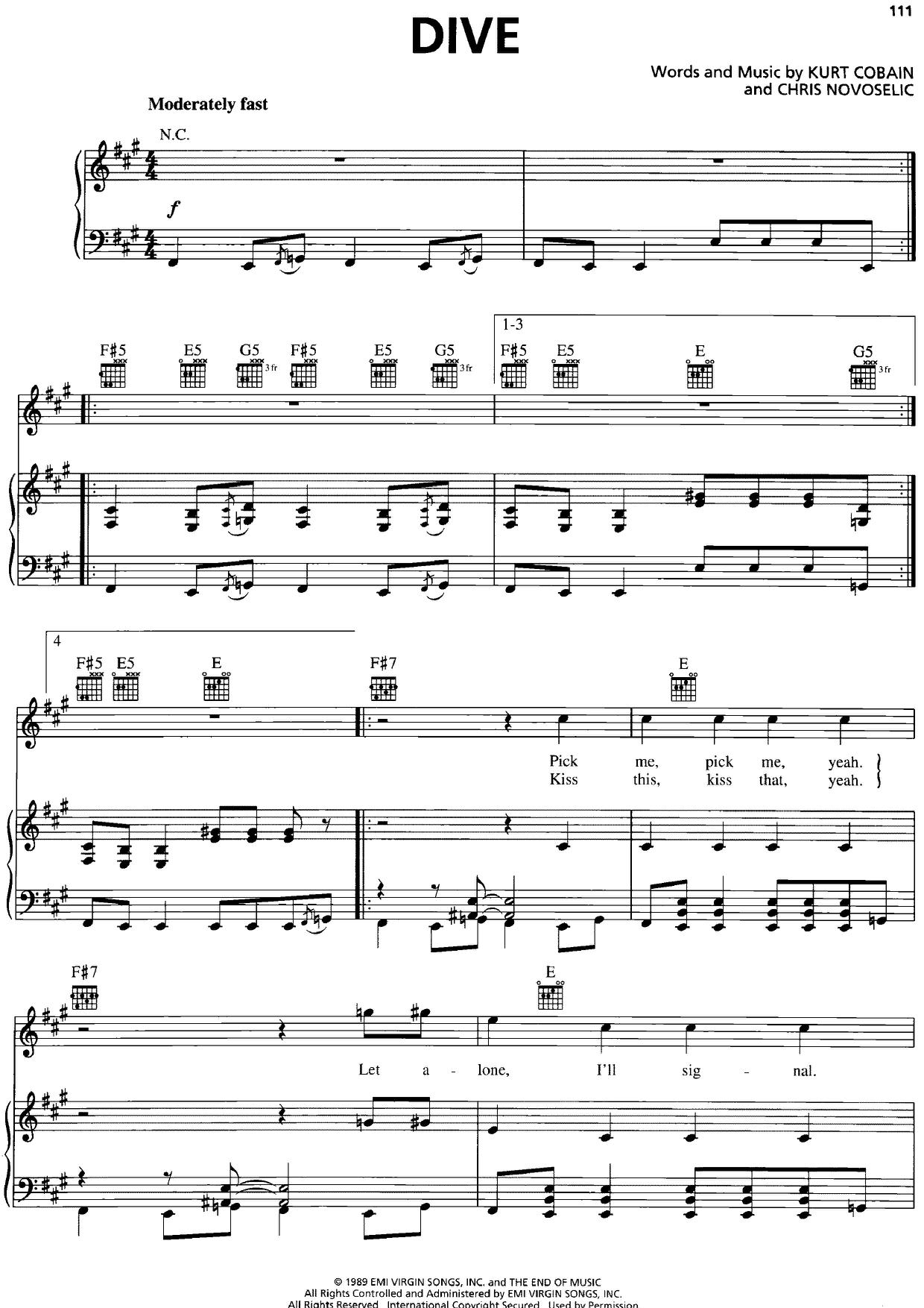 nirvana-dive-sheet-music-pdf-free-score-download