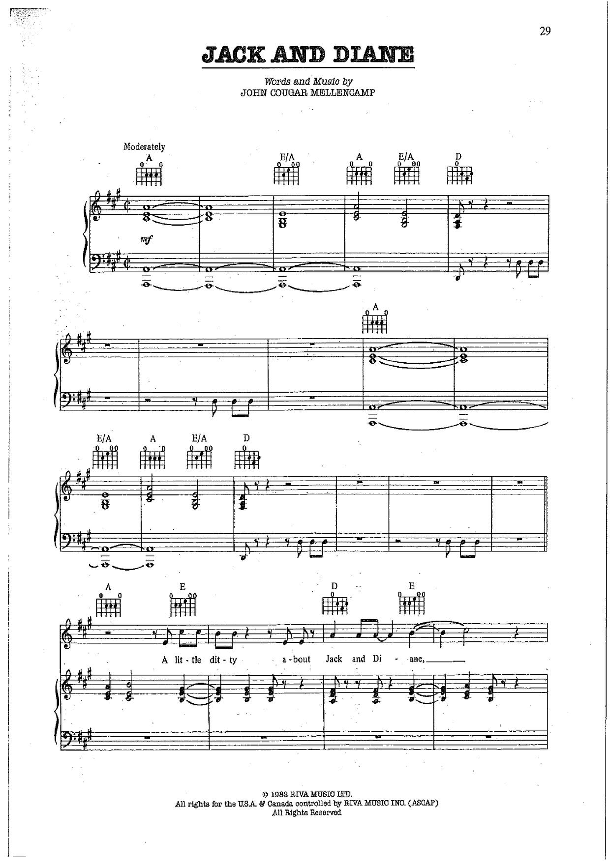 john-mellencamp-jack-diane-sheet-music-pdf-free-score-download