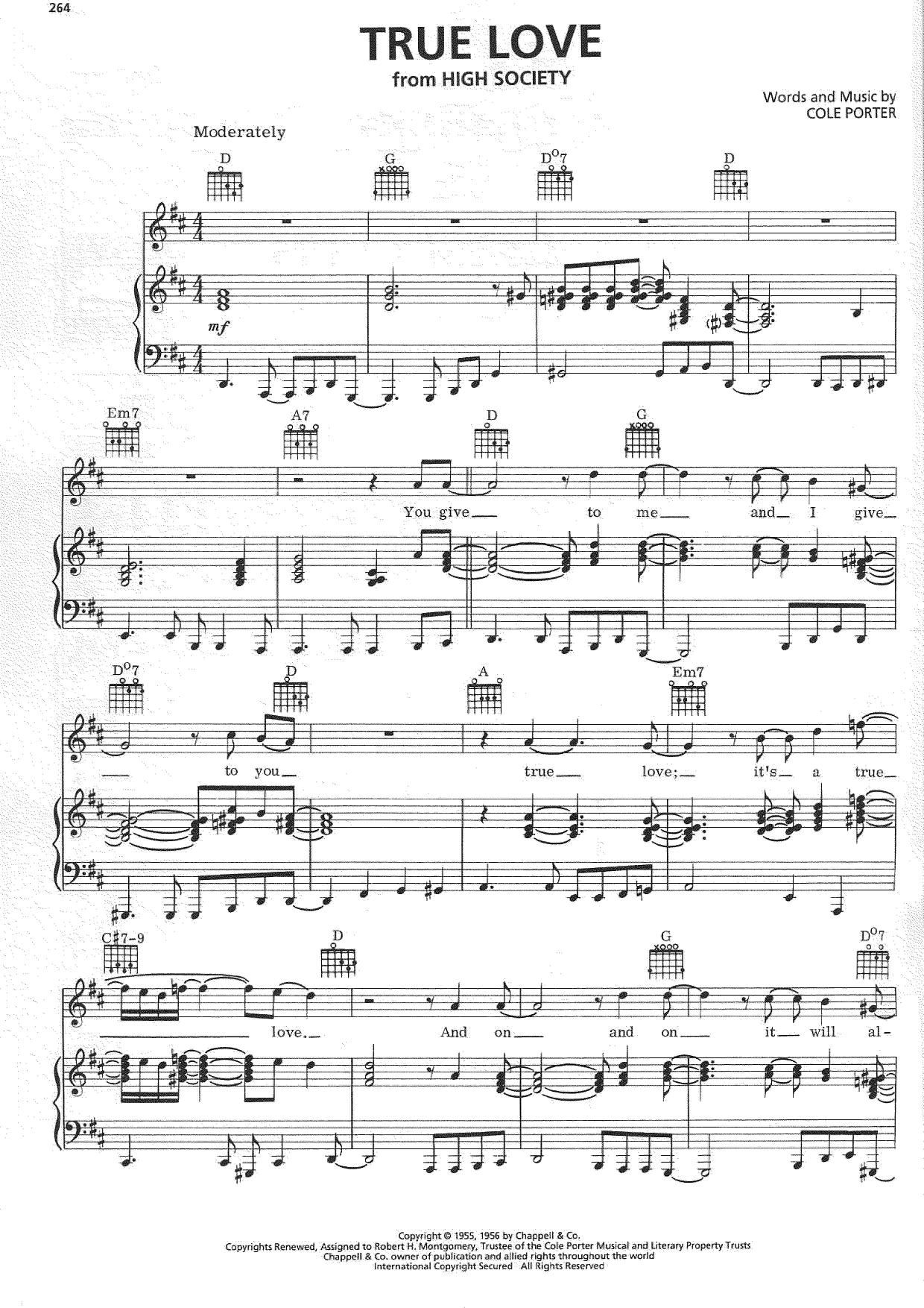 george-harrison-true-love-sheet-music-pdf-free-score-download