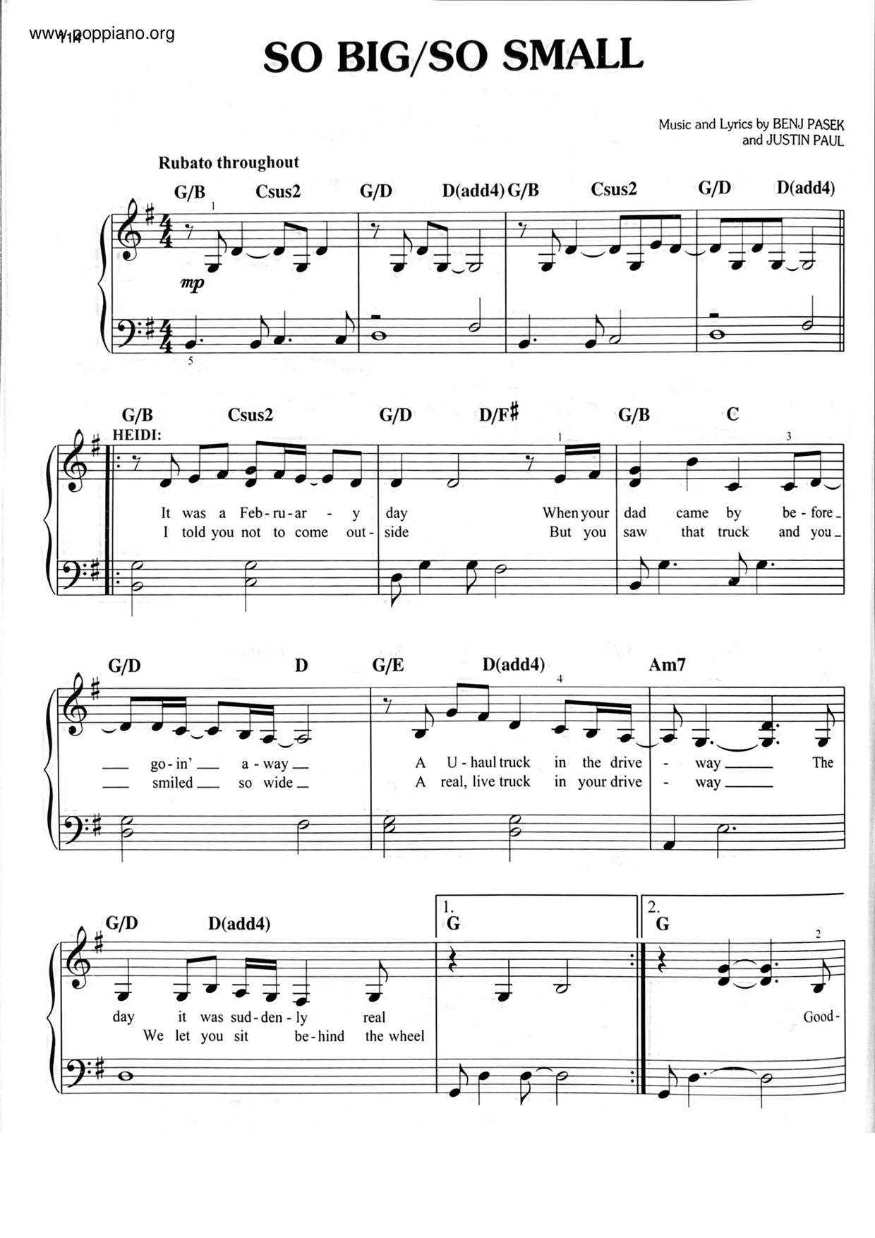 dear-evan-hansen-so-big-so-small-sheet-music-pdf-free-score-download