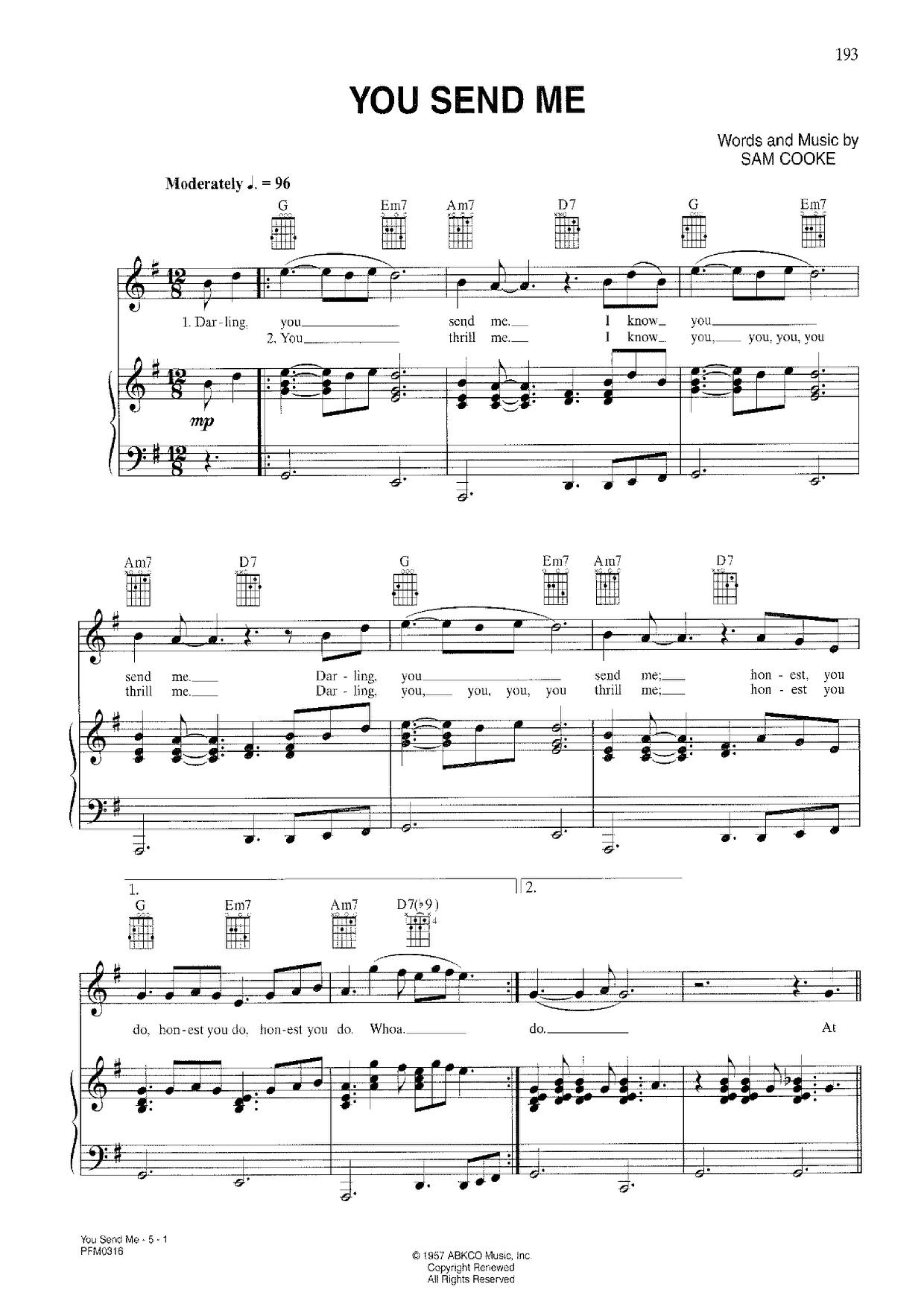 sam-cooke-you-send-me-sheet-music-pdf-free-score-download